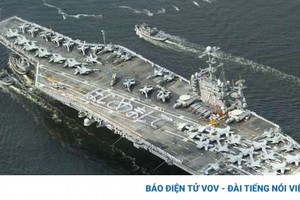 Tàu sân bay USS George Washington của Mỹ sắp có mặt tại Nhật Bản